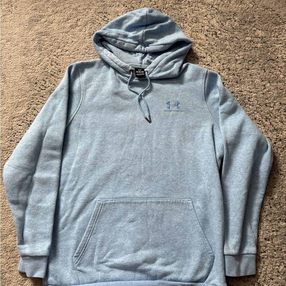 Under Armour Men's Light Blue Hoodie